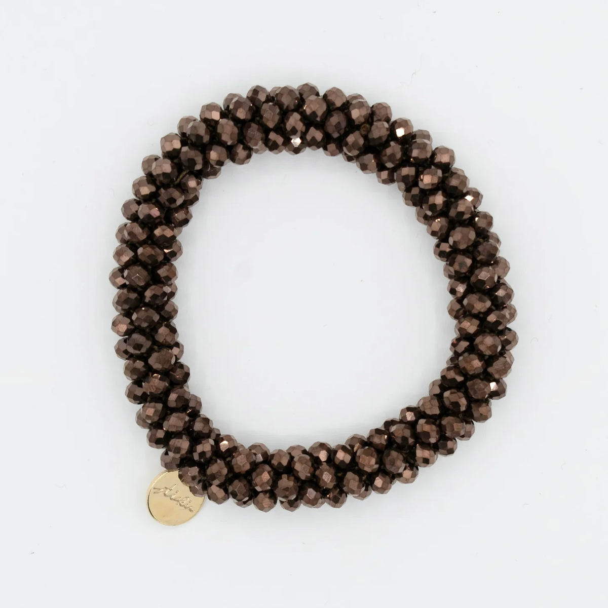 Stiekie Chocolate – Kralen Haarelastiek & Armband