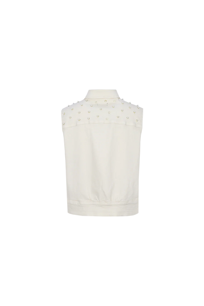 G-Maxx Ecru gala gilet