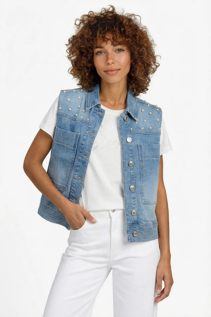 G-Maxx Ferelith denim gilet