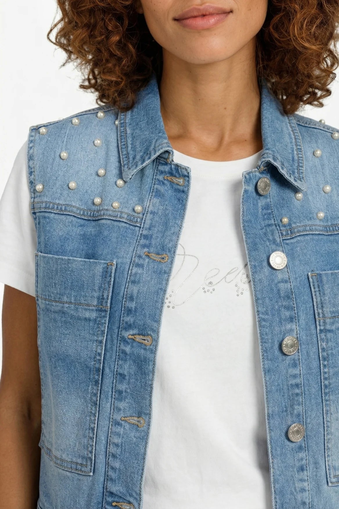 G-Maxx Ferelith denim gilet