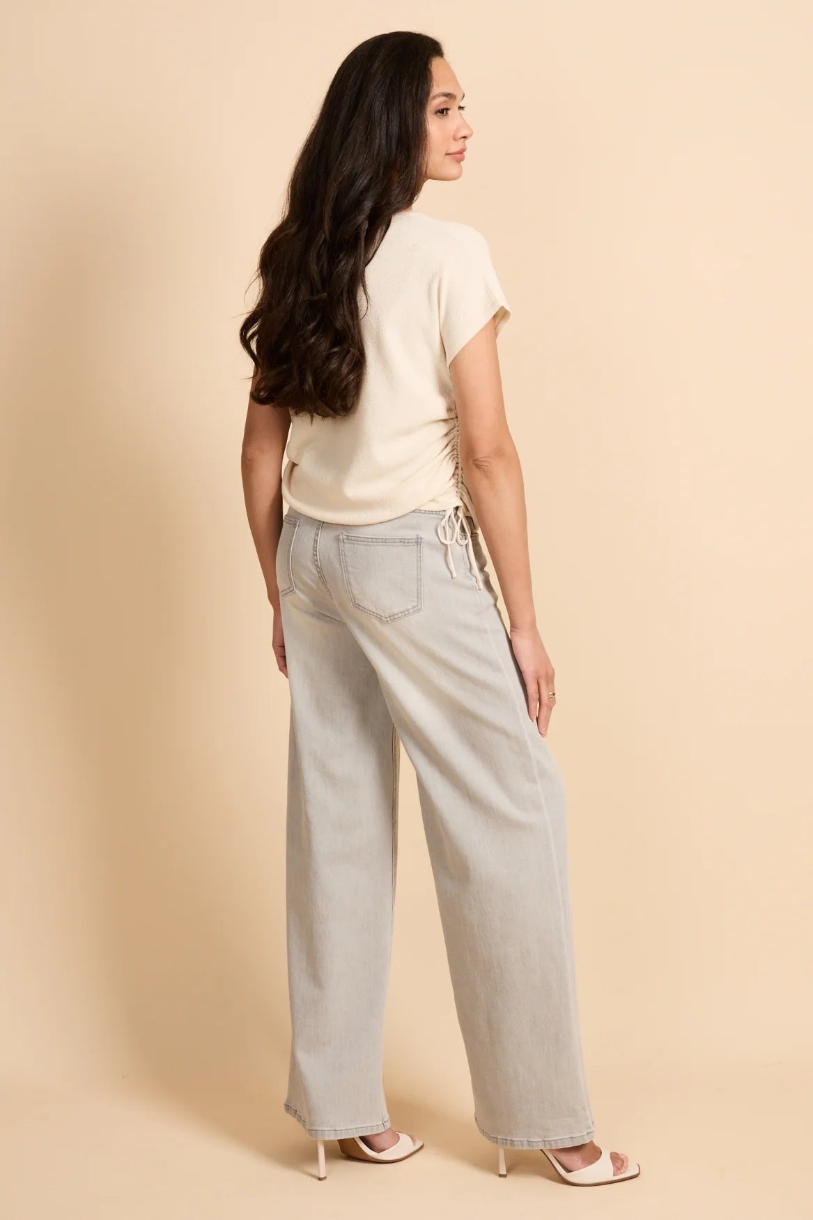 G-Maxx light Grey wide Denim