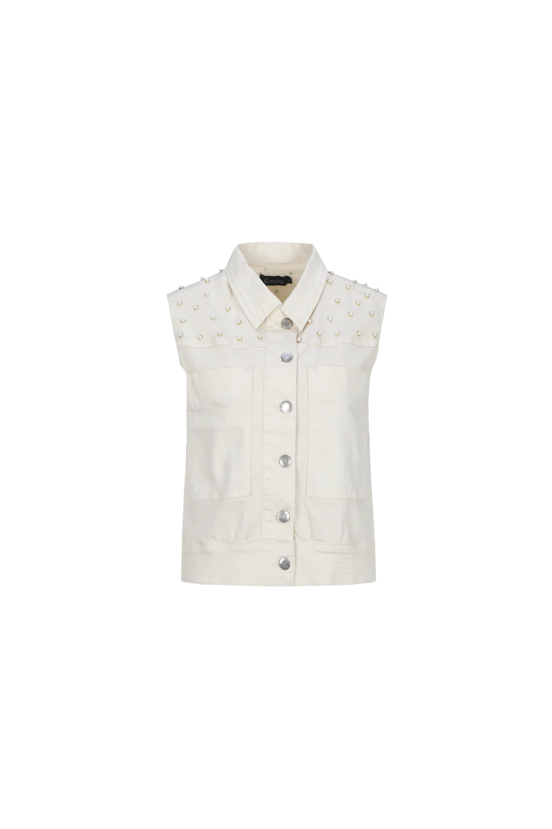 G-Maxx Ecru gala gilet