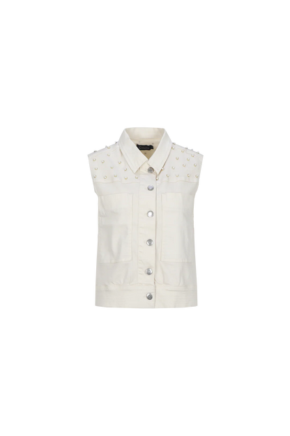 G-Maxx Ecru gala gilet