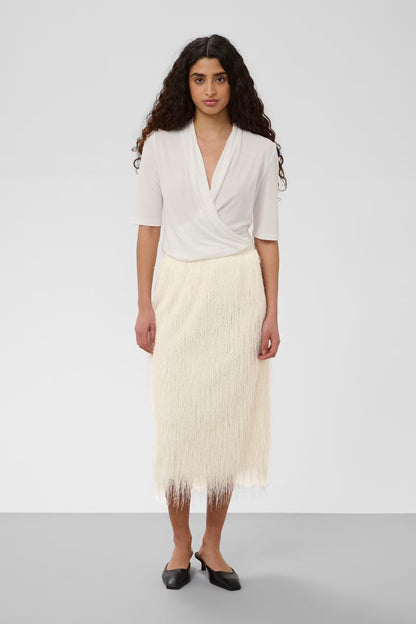 Soaked Columbine wrap blouse