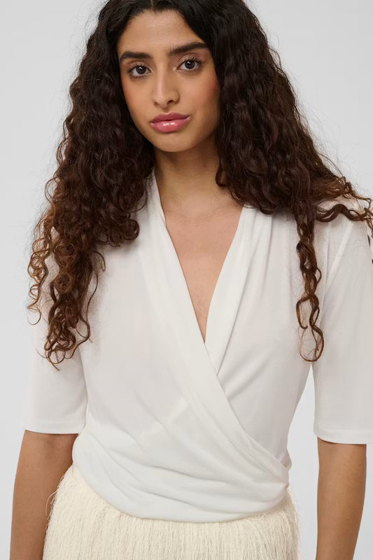 Soaked Columbine wrap blouse