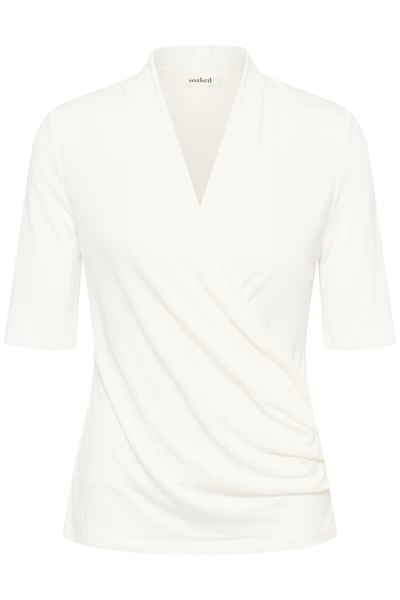 Soaked Columbine wrap blouse