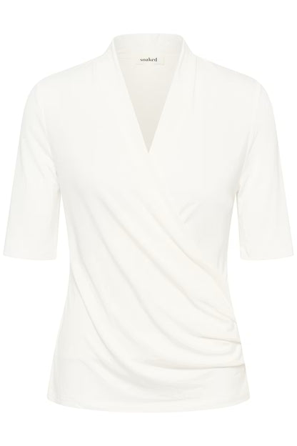 Soaked Columbine wrap blouse