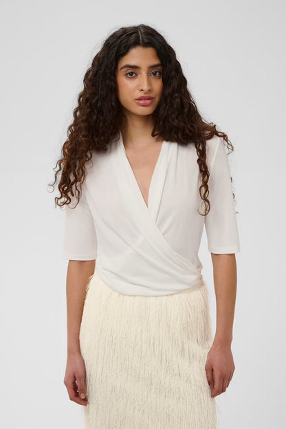 Soaked Columbine wrap blouse