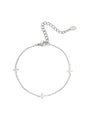 Stainless Steel Chain Bracelets Cross Casual Daily Simple Series Women's jewelry