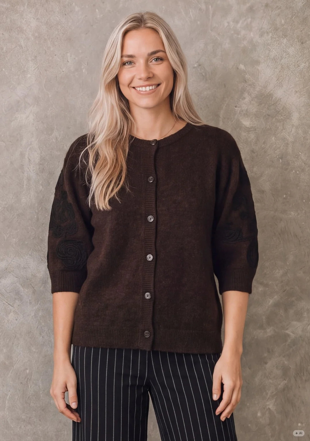 Anna s/s cardigan I Say