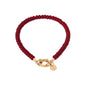 Burgundy small bracelet gold Label Kiki