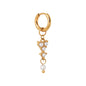 Classy pearl hoop gold Label Kiki