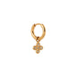 Diamond clover hoop gold Label Kiki