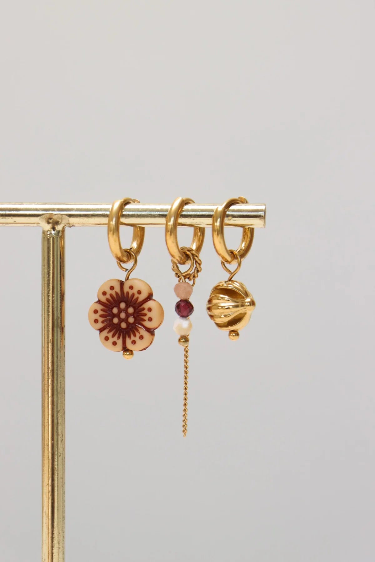 Chain morello hoop gold Label Kiki