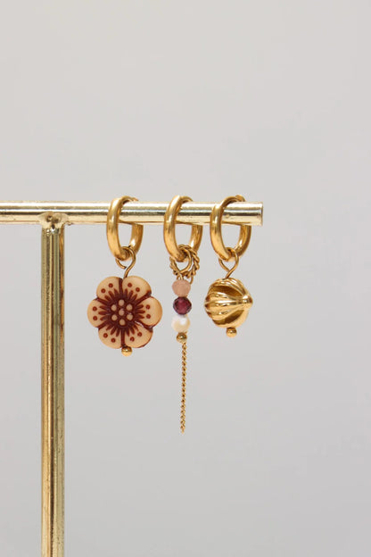 Chain morello hoop gold Label Kiki