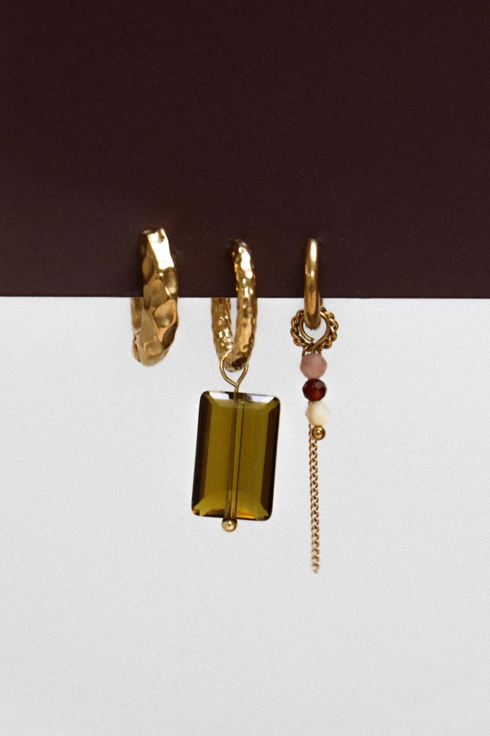 Chain morello hoop gold Label Kiki