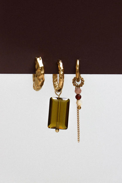 Chain morello hoop gold Label Kiki