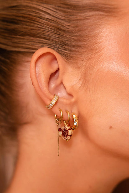 Chain morello hoop gold Label Kiki