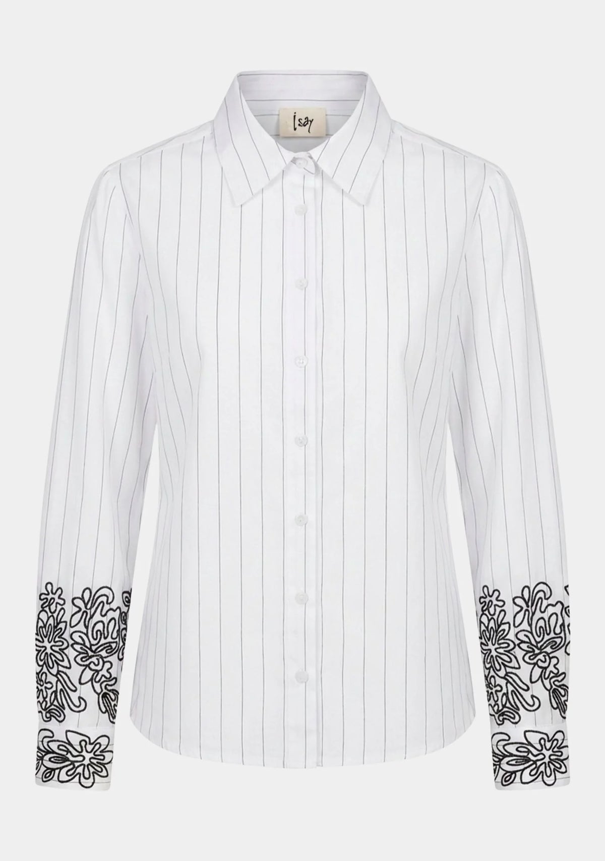 Sigga geborduurde blouse Isay