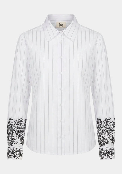 Sigga geborduurde blouse Isay