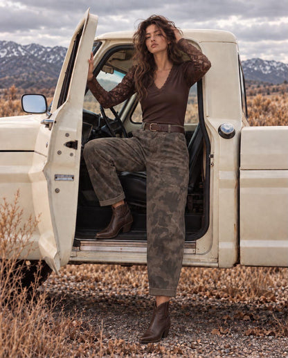 Camo Barrel jeans IZ Naiz