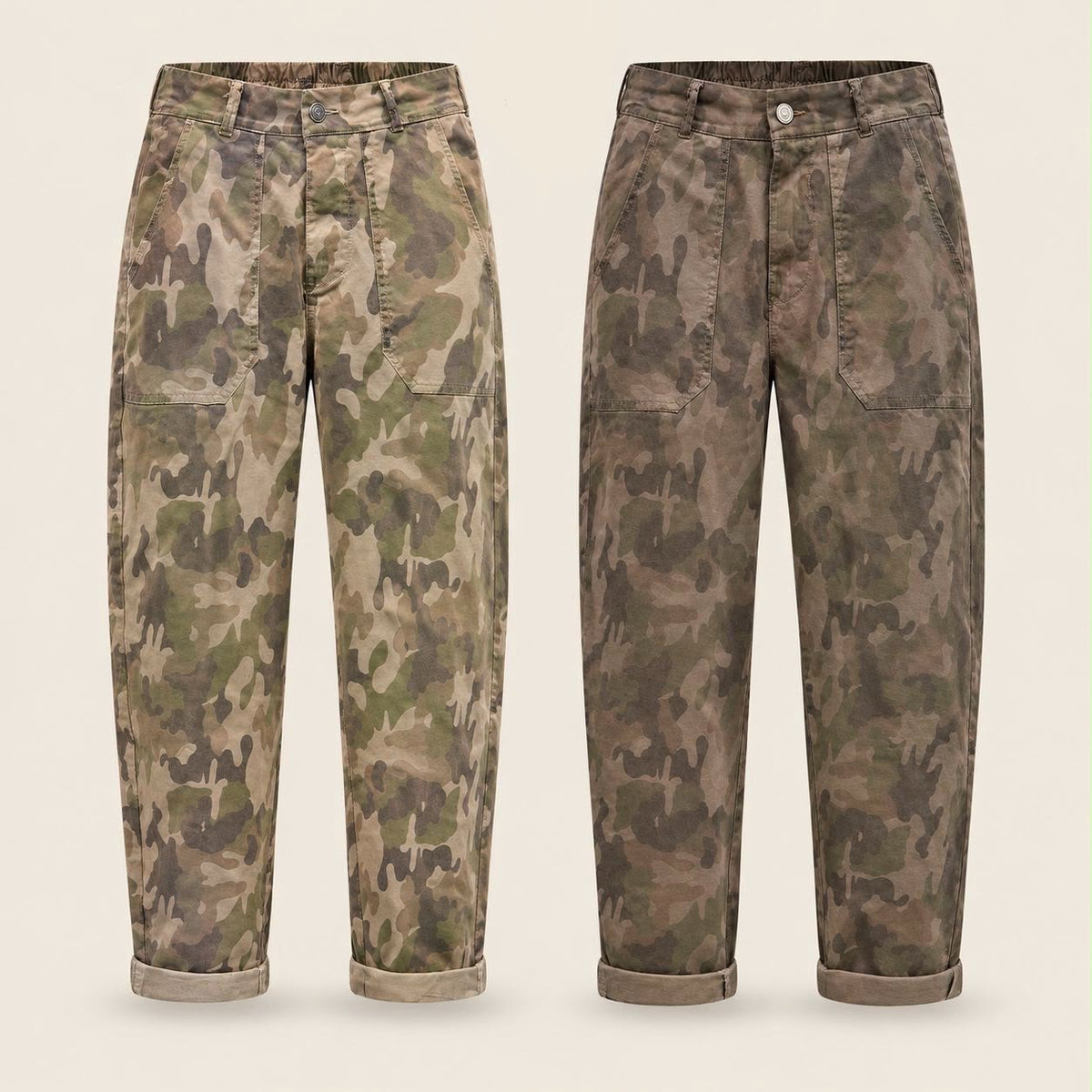 Camo Barrel jeans IZ Naiz