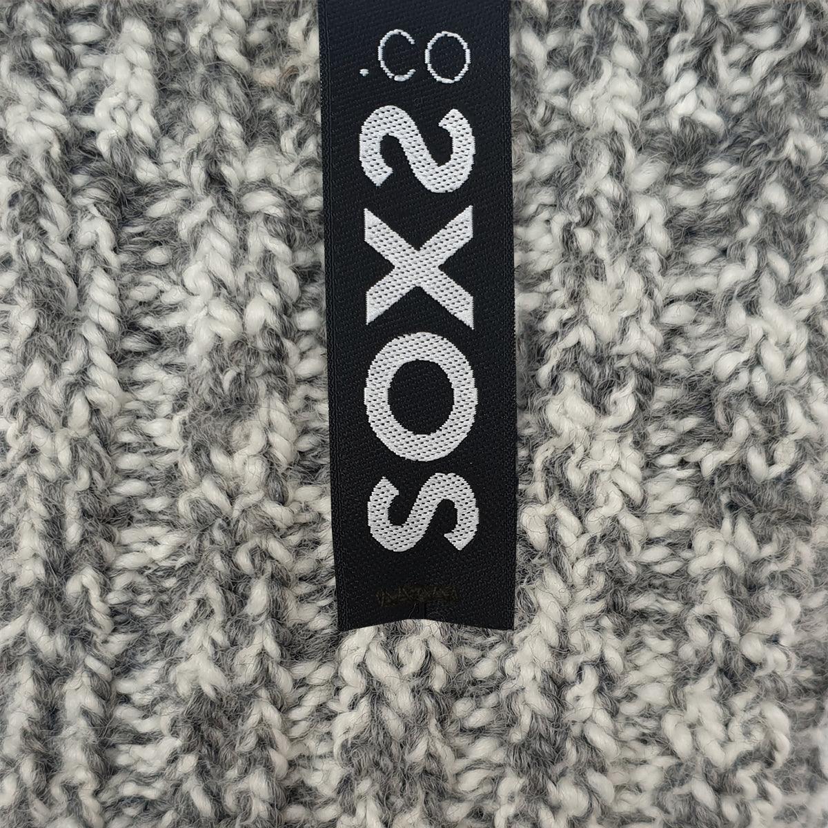 Soxs Originals kniehoog grijze wol 37-41