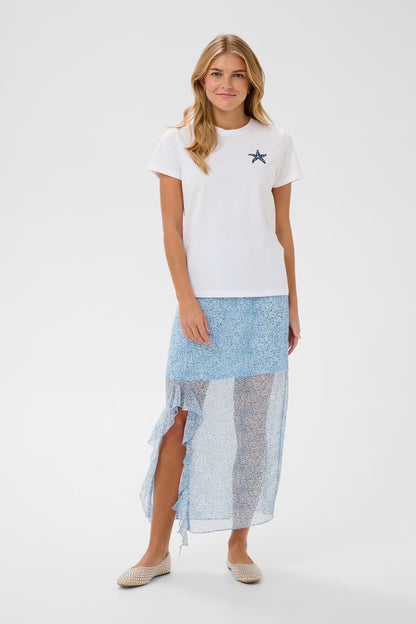 T-shirt Saint Tropez zeester borduursel