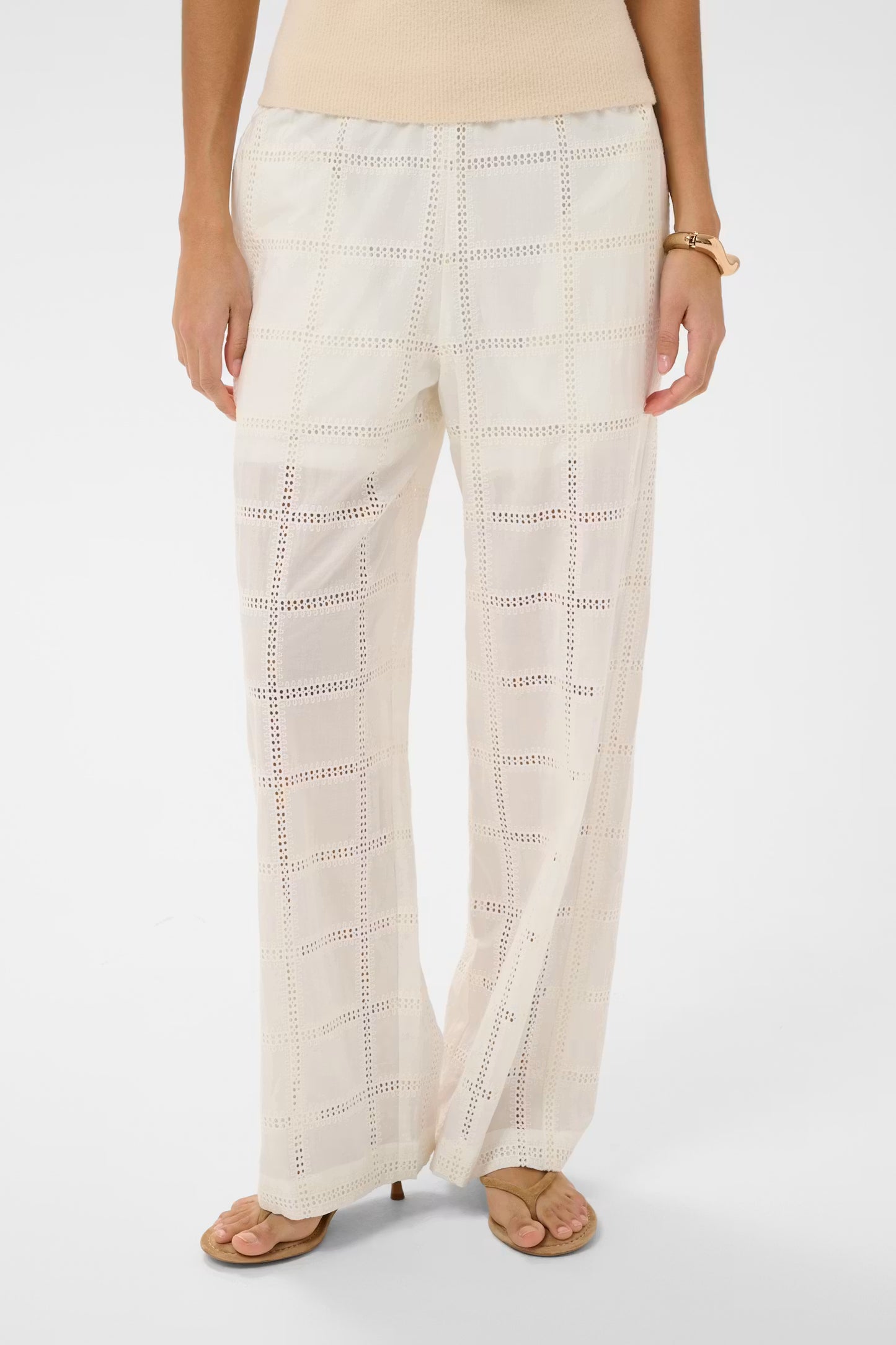 Wide leg broek Soaked