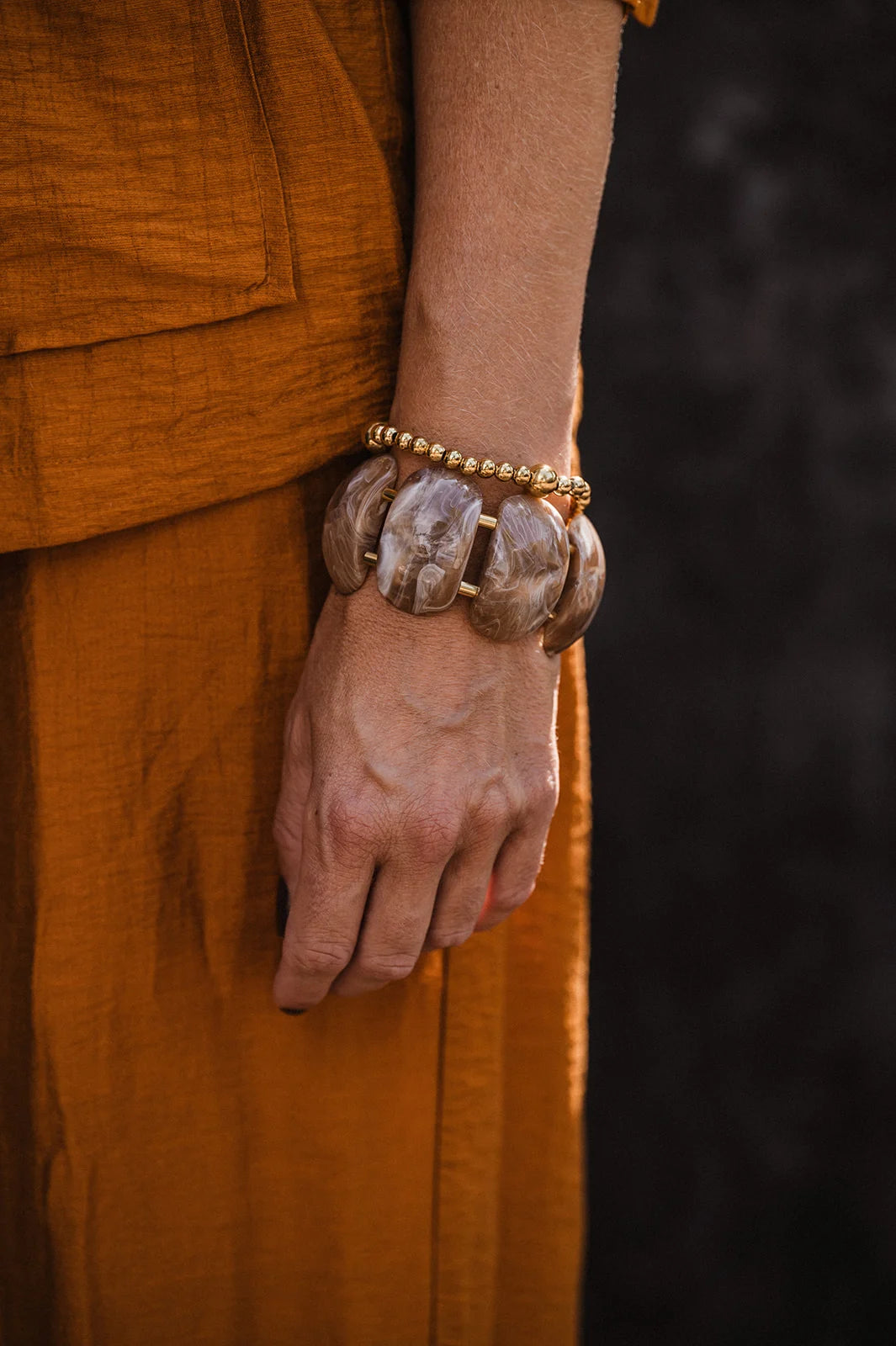 luxe marble armband by shir