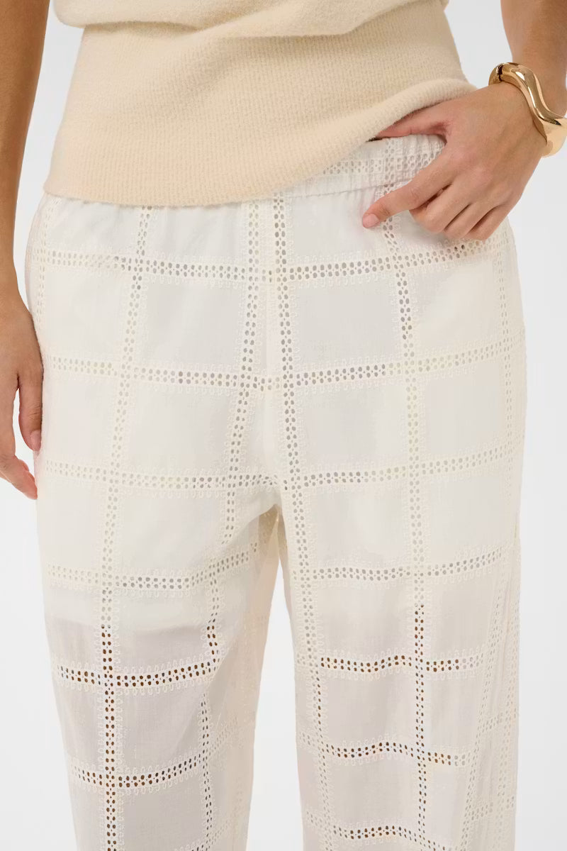 Wide leg broek Soaked