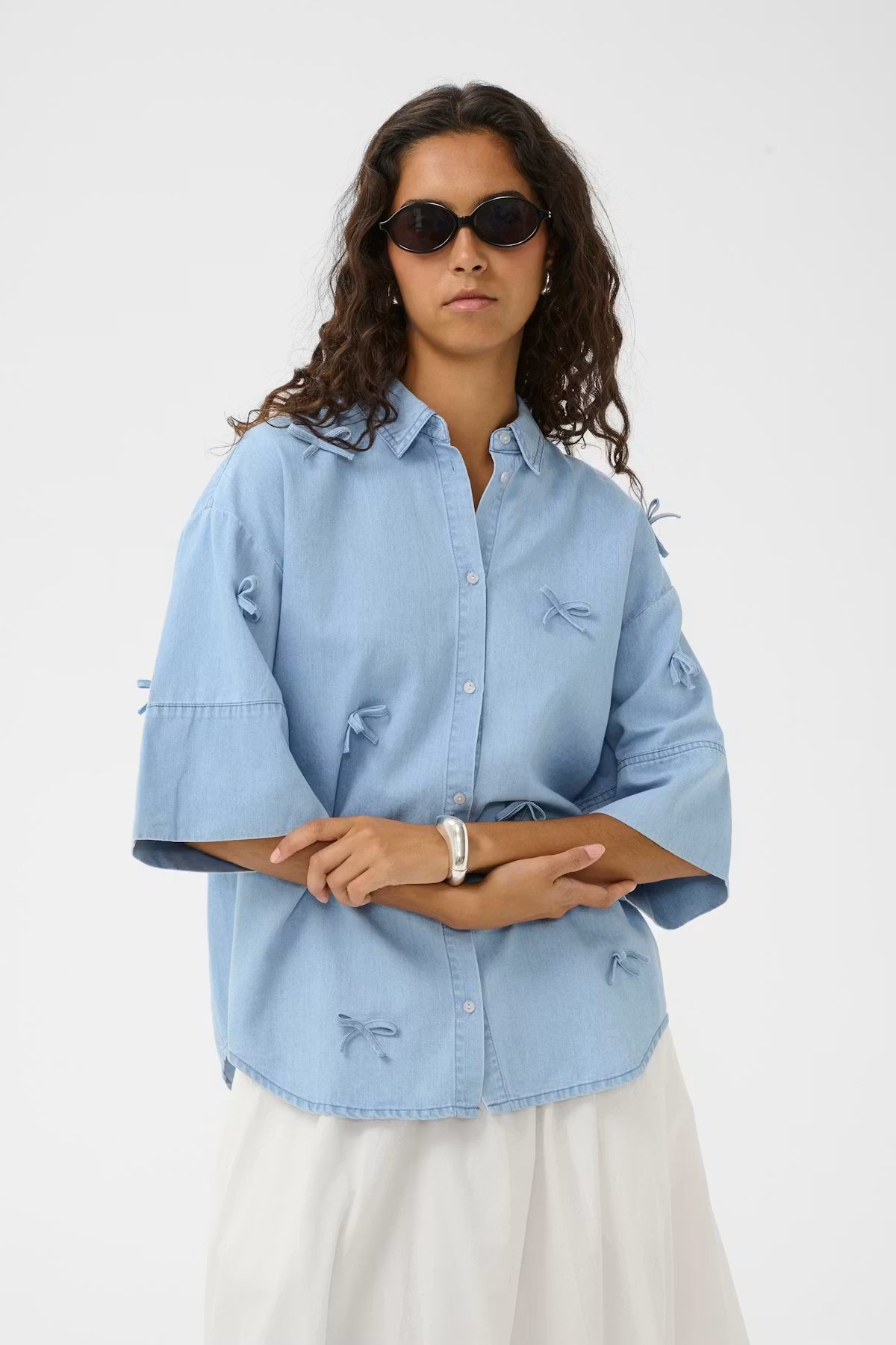 Denim blouse Soaked