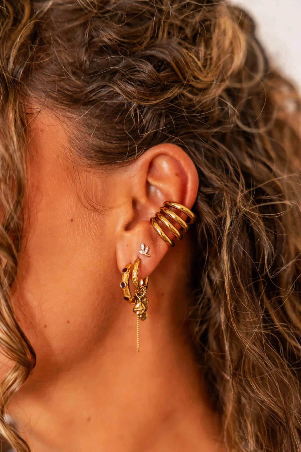 Tilly hoop gold Label Kiki