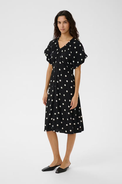 Polkadot ballon jurk Soaked