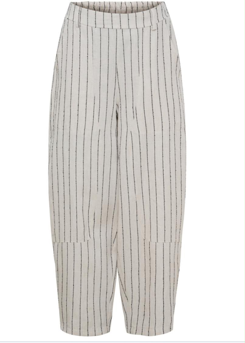 Marta du Château Pinstripe Linen Blend Broek