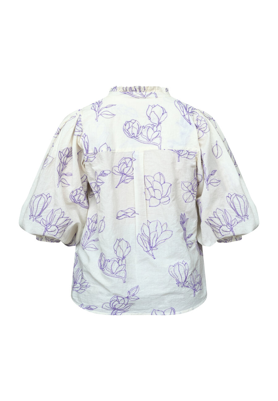 Love & Divine Lavander bloom blouse
