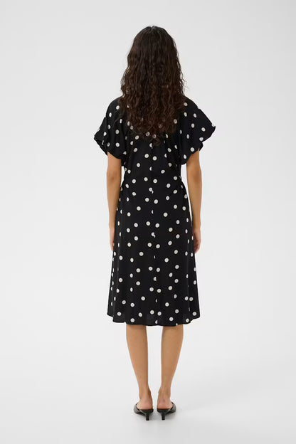 Polkadot ballon jurk Soaked