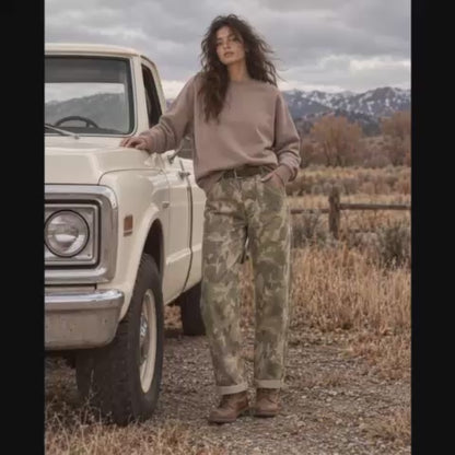 Camo Barrel jeans IZ Naiz