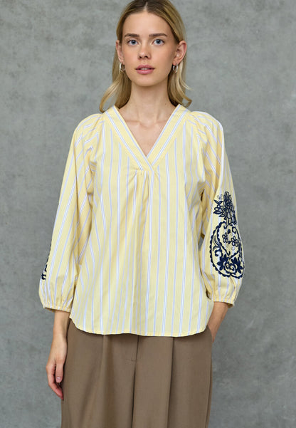 Love & Divine Soleil Borduur Blouse