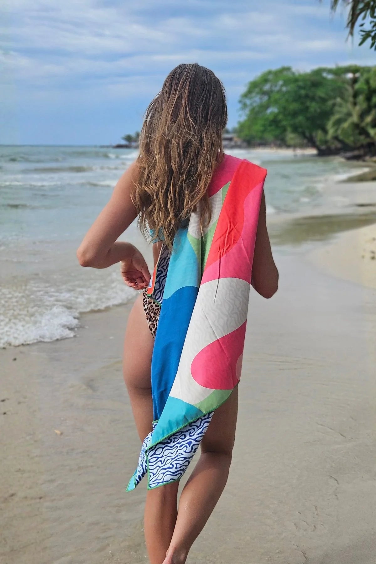 Soobluu strand en reis handdoek Flow