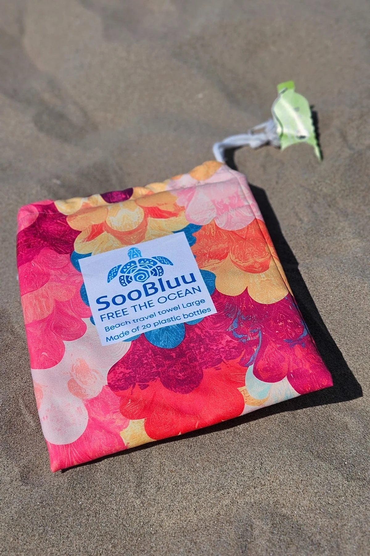 Soobluu strand en reis handdoek Yara