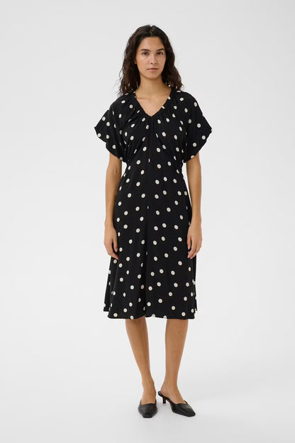 Polkadot ballon jurk Soaked