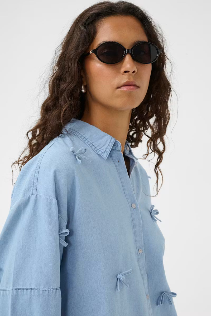 Denim blouse Soaked